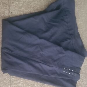 Navy Pants with Stud Accents Roz&ali Size 4 Rayon Nylon Spandex Crop
